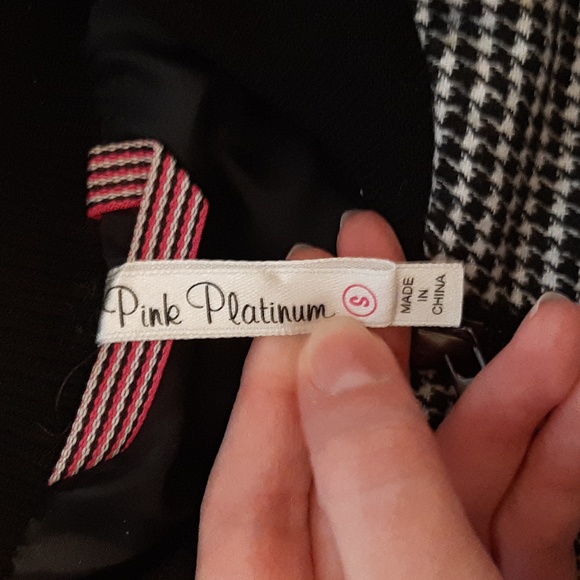 Color block faux fur bomber jacket -NWOT - Picture 6 of 12